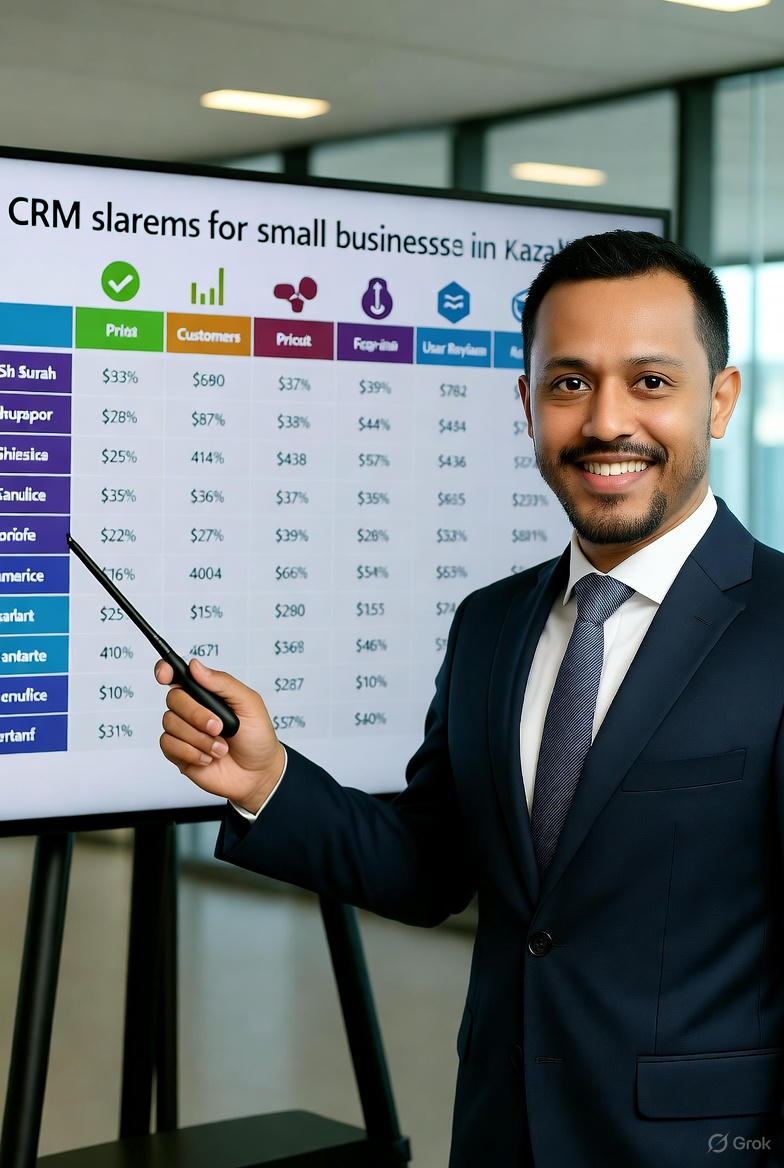 Сравнительная таблица CRM-систем для малого бизнеса Казахстана